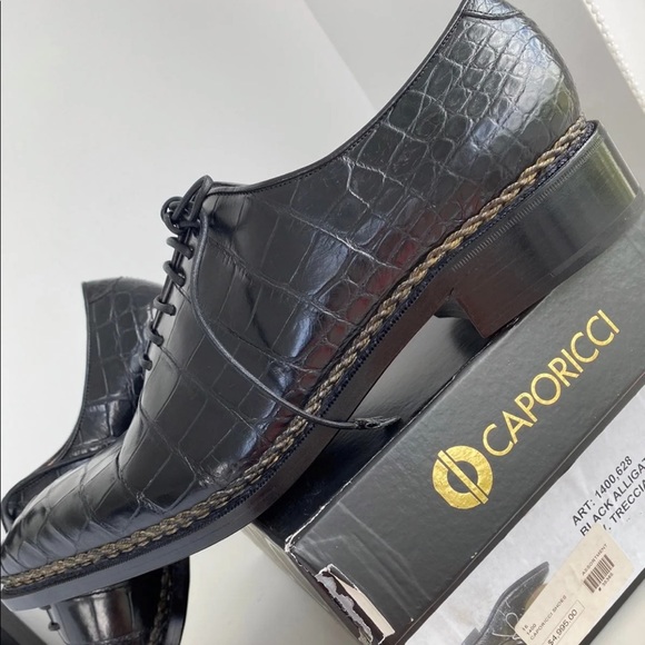 CAPORICCI 1400 genuine alligator shoes art:1400 - Picture 7 of 13